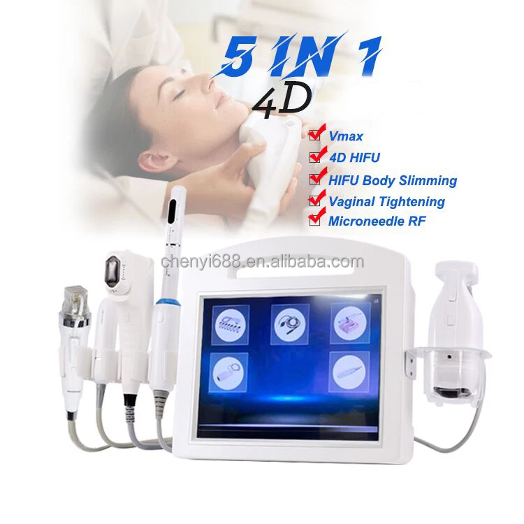 Factory Price 5 In 1 4D 5D 7D Hifus machine Focused Ultrasound Tightening hifuing Machine
