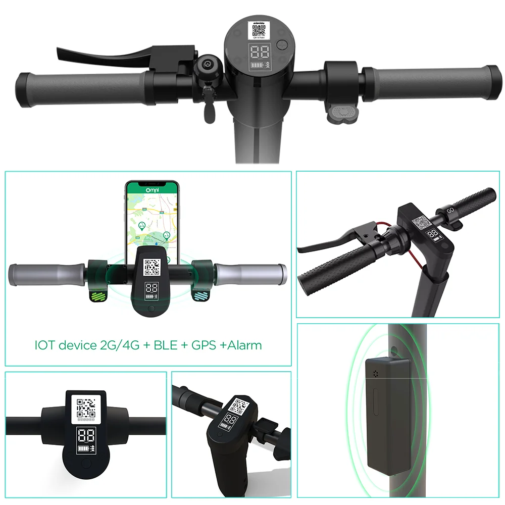 Omni Popular Shared Electric Smart Golf Scooter Lock With Gps Sharing Rental System IOT Controller