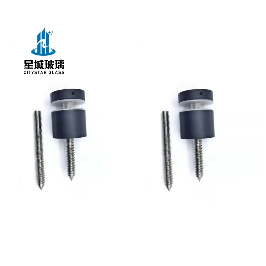 High Quality Mounted Adjustable Stainless Steel Glass Mounting Bracket Door Glass Railings Standoff Railing Hardware