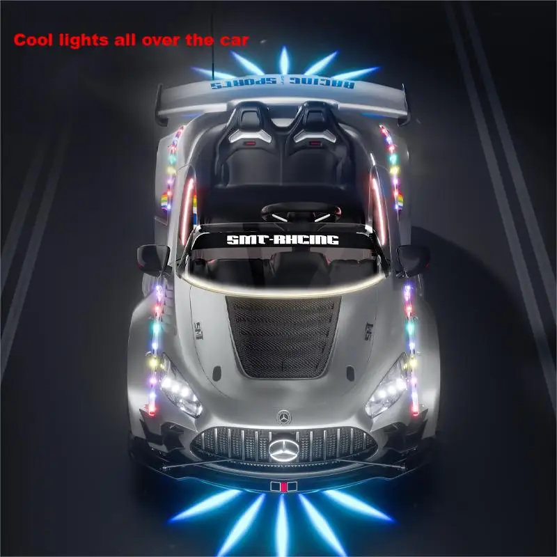 Licensed Mercedes Benz AMG GT4 12v ride on car two seats electric kids car children toy car for wholesale