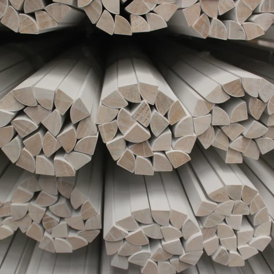 2024 Hotsale Primed Flooring trim FJP White Quarter Round Molding Base Shoe Moulding