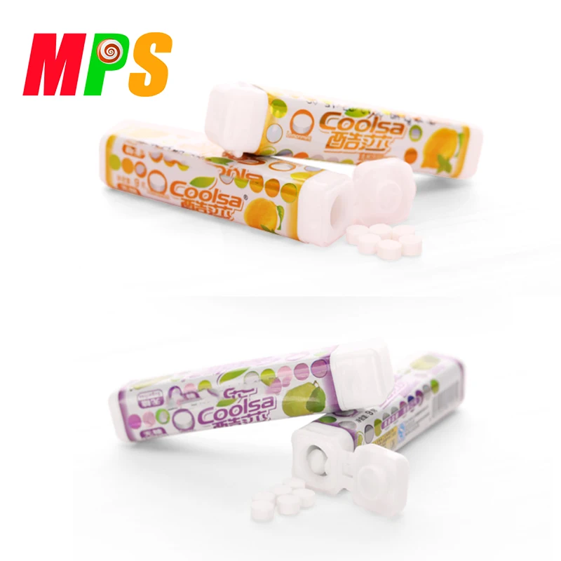 Custom made tablet candy mint strips