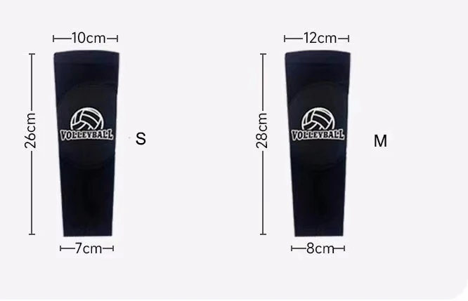 Hot Selling Volleyball Arm Sleeves Passing Hitting Forearm Sleeves With Protection Foam Pads And Thumb Hole