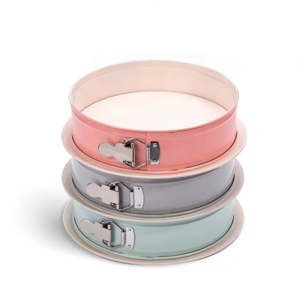 Кастрюля для торта из углеродистой стали с защитой от протечек, 4 дюйма, 7 дюймов, 10 дюймов