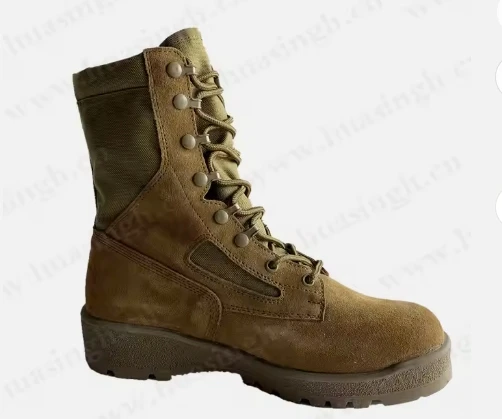 original Belleville coyote color outdoor tactical boots for men real leather steel toe available desert combat boots HSM056