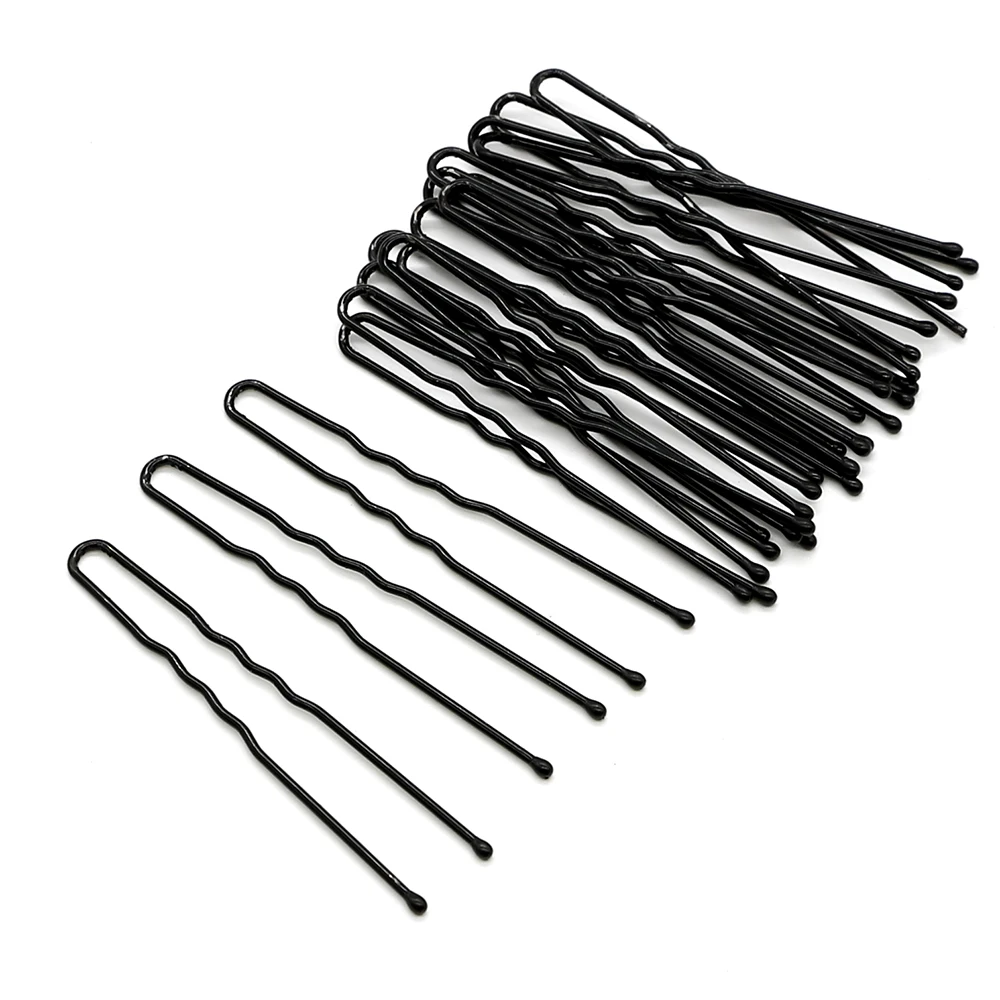 150pcs one box U Shaped Hairpin Hair Clips Pins Metal Barrette Women Hair Styling Tools Accessories Braided hair Tool