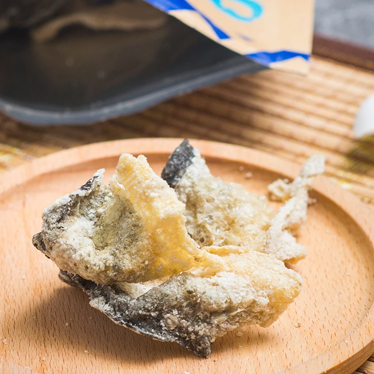 
wholesale super value big package fried crispy fish skin 