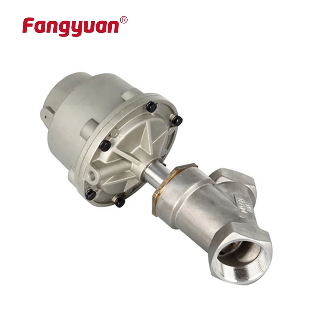 Пневматический угловой клапан из нержавеющей стали для формовочной машины fangyuan eps