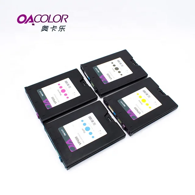 OACOLOR Новый чернильный картридж с чипом для принтера ярлыков VIPCOLOR VP600