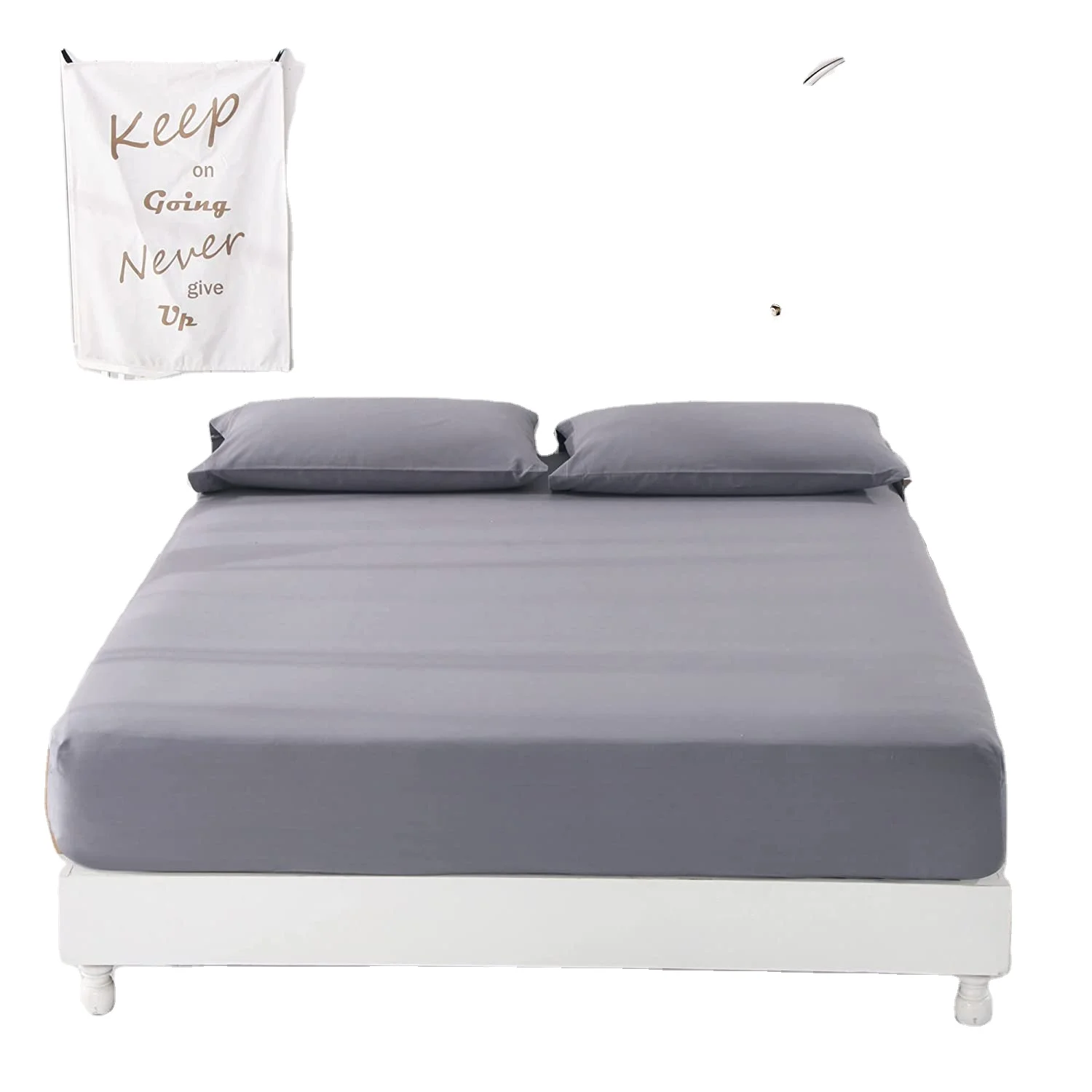 Unibody Organic Cotton Silver Material Grounding Fitted Bed Sheet