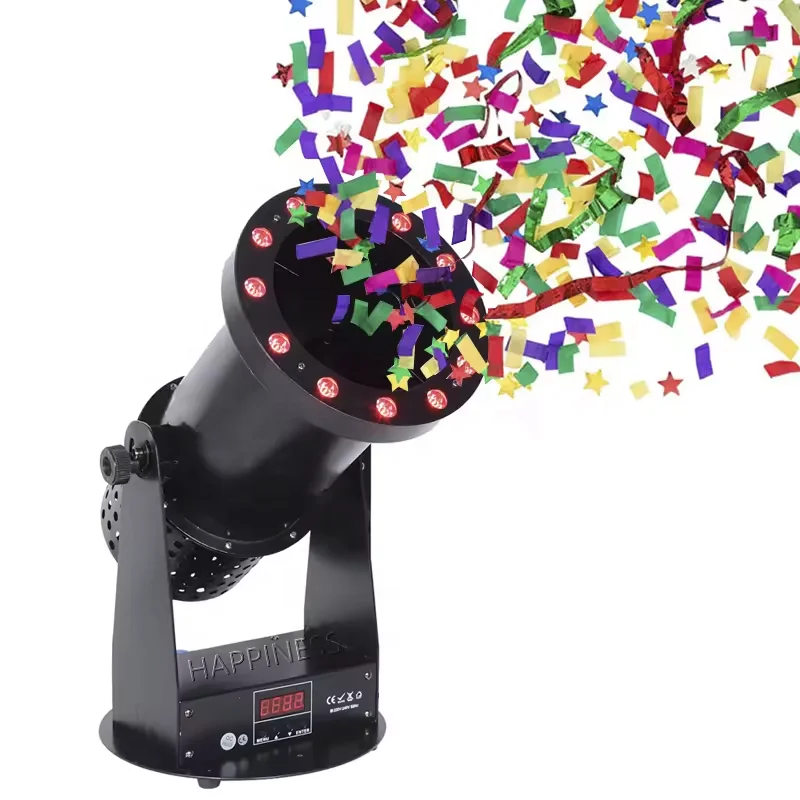 1500w LED Confetti Blower Machine Stage Special Effect Equipment Confetti Machine For Wedding Party Festival Celebration