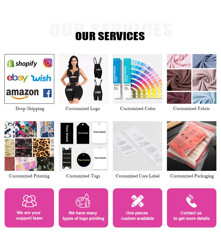 Custom Logo High Compression Fajas Colombianas Girdle With Corrective Waisted Butt Lifter Full Body Bbl Shaper Faha Shapewear