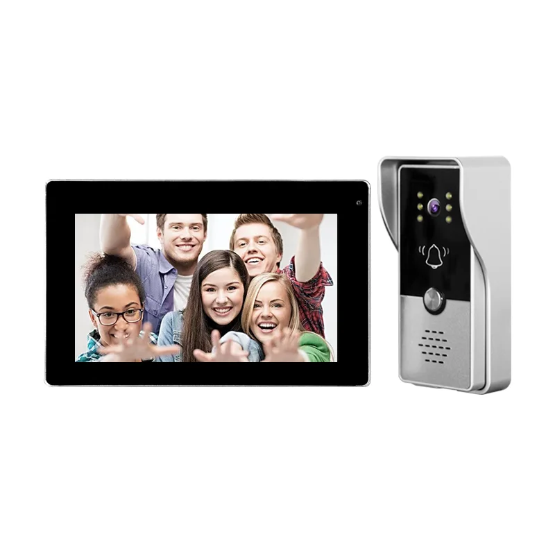Mingke 4-Wire Connection Night Vision Supported  Intelligent Villa Intercom Doorbell Video Door Phone With 700TVL  Camera
