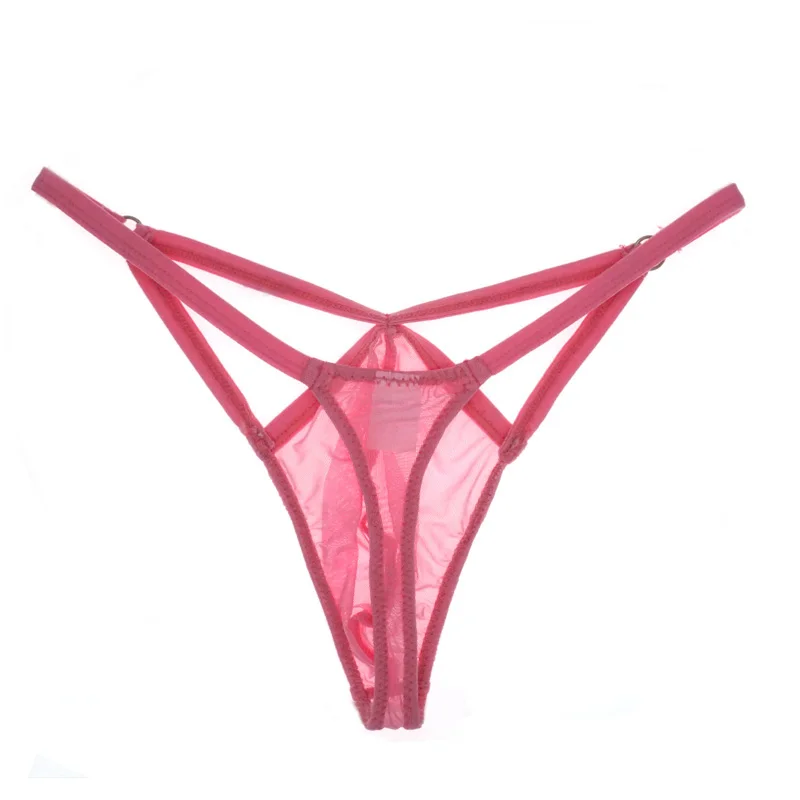 Сексуальные мужские сетчатые стринги, дышащее нейлоновое Мужское нижнее белье, джоки, прозрачные стринги для геев