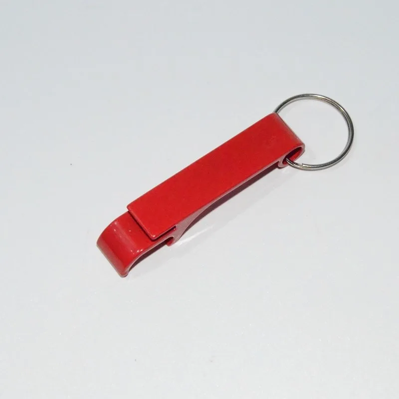 2024 Candy colored creative multifunctional aluminum alloy beer keychain bottle opener keychain