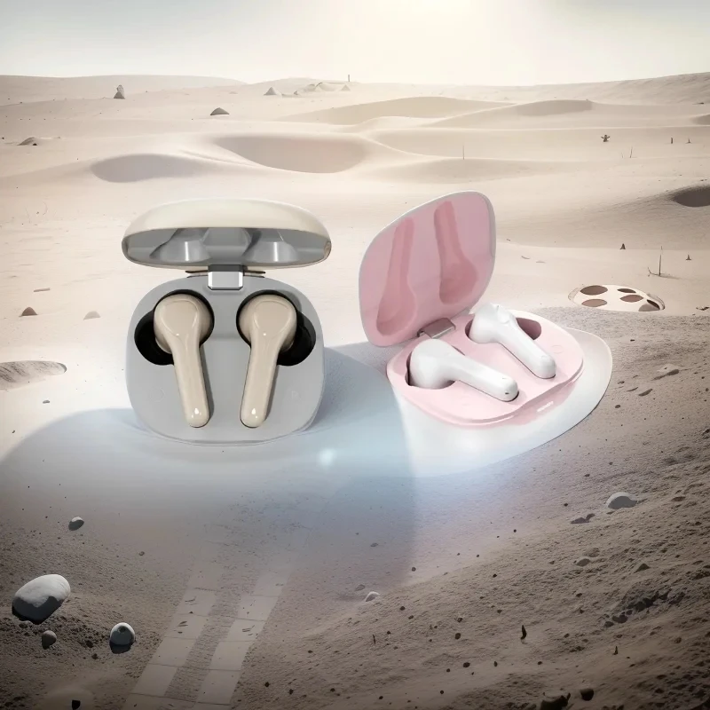 Oforui Active Noise Reduction 5.4 Bluetooth Wireless Headphones Display with Microphone Wireless Earbuds