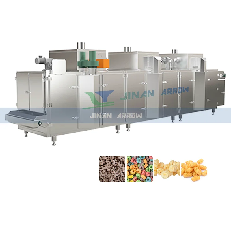 Высококачественные Кукурузные Закуски кукурузные хлопья зерновые комбинированная сушилка для завтрака печь выпечки