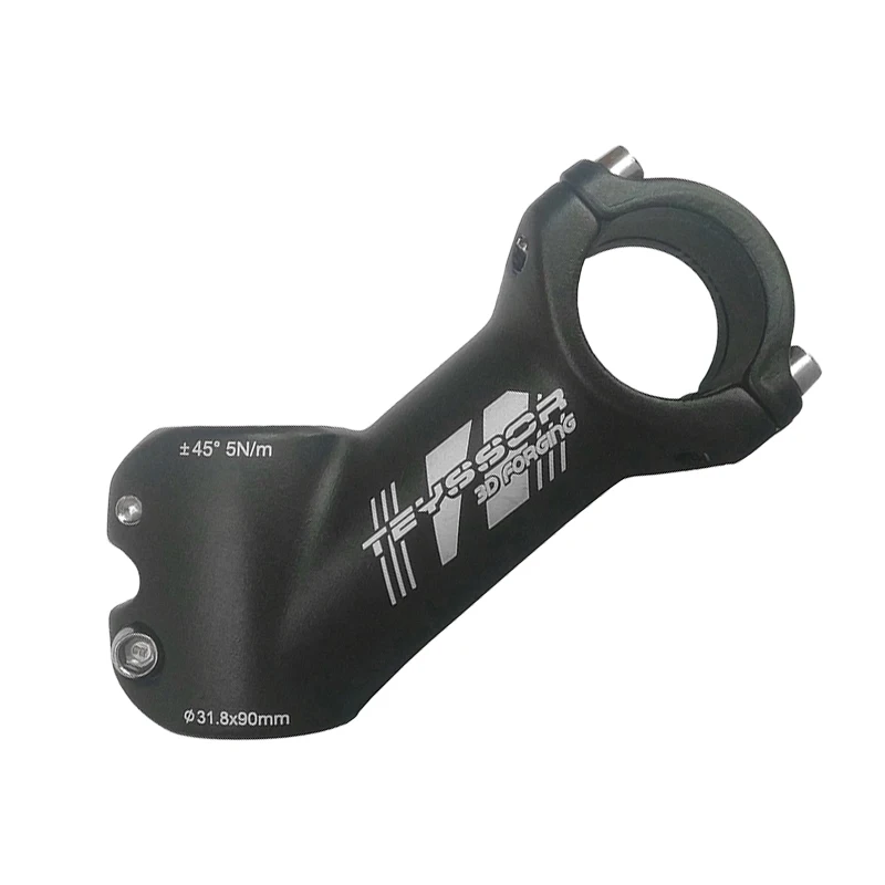 31 8 MTB Stem 45 градусов 90 мм горный велосипедный для 1 25 дюймового руля дорожного велосипеда Fixie Gear DH