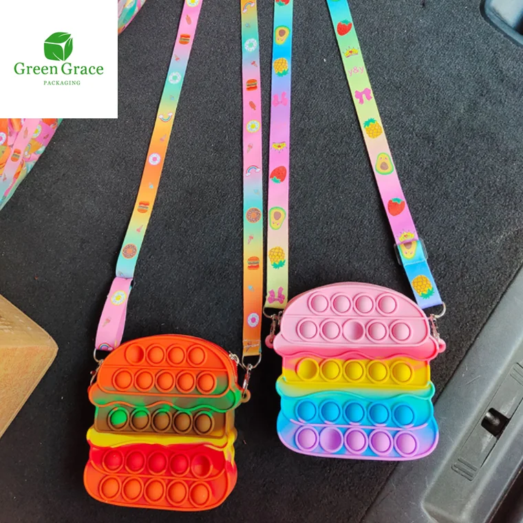 Green Grace Wholesale RTS Candy Color Kids Cute Mouse Coin Pouch Wallet Zero Wallet With Zipper
