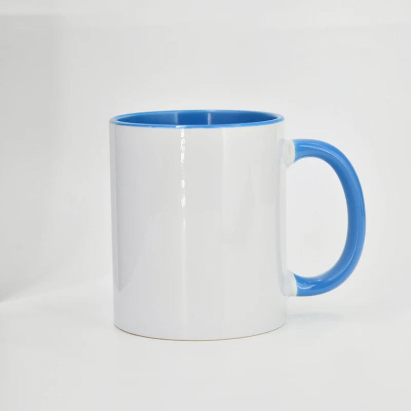 US Warehouse 11oz Sublimation blanks Ceramic Mugs with Logo Custom Drinking Cup with Handle