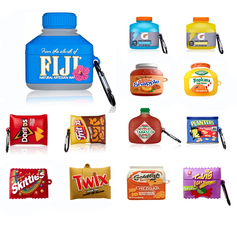 
2020 New Designers 3D Custom Luxury Silicone Earphone Case Accessories Protective Cover Case for Airpods 1 2 for Airpods Pro 