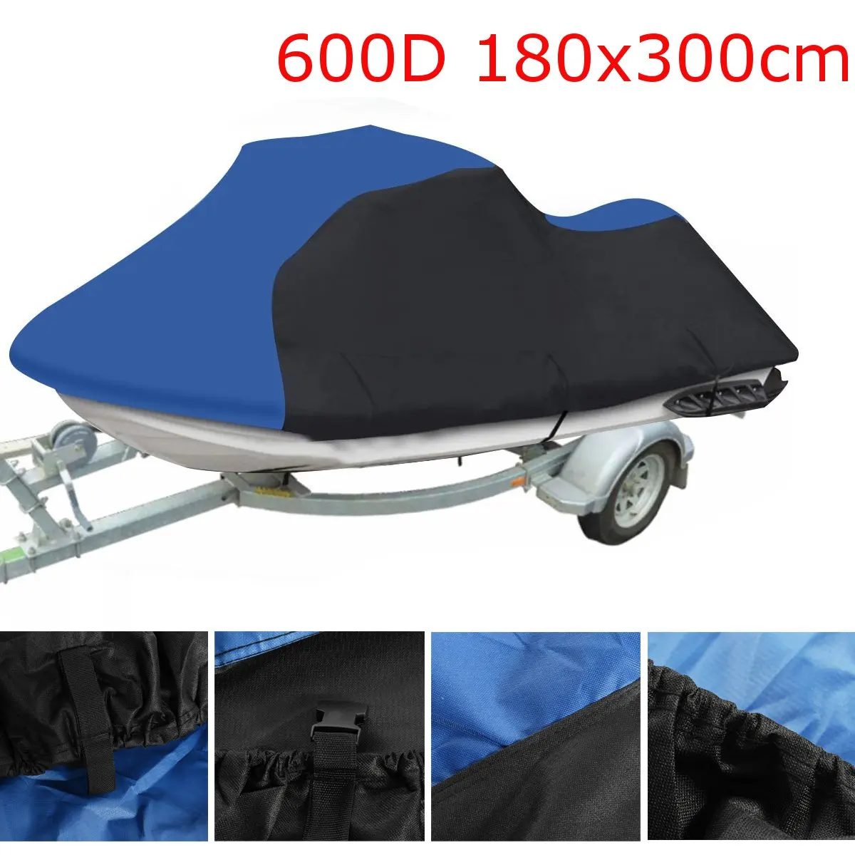 210 300 420 600D Jet Ski Boat Cover Waterproof Sunshade Anti Snow Watercraft Motorboat Cover For Yamaha Wave Runner Cruiser