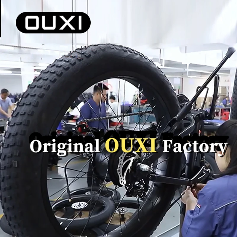 Original OUXI 250W Fatbike Electric Bicicleta Electrica 1000W Electric Hybrid Bike Elektrische Fiets OUXI V8