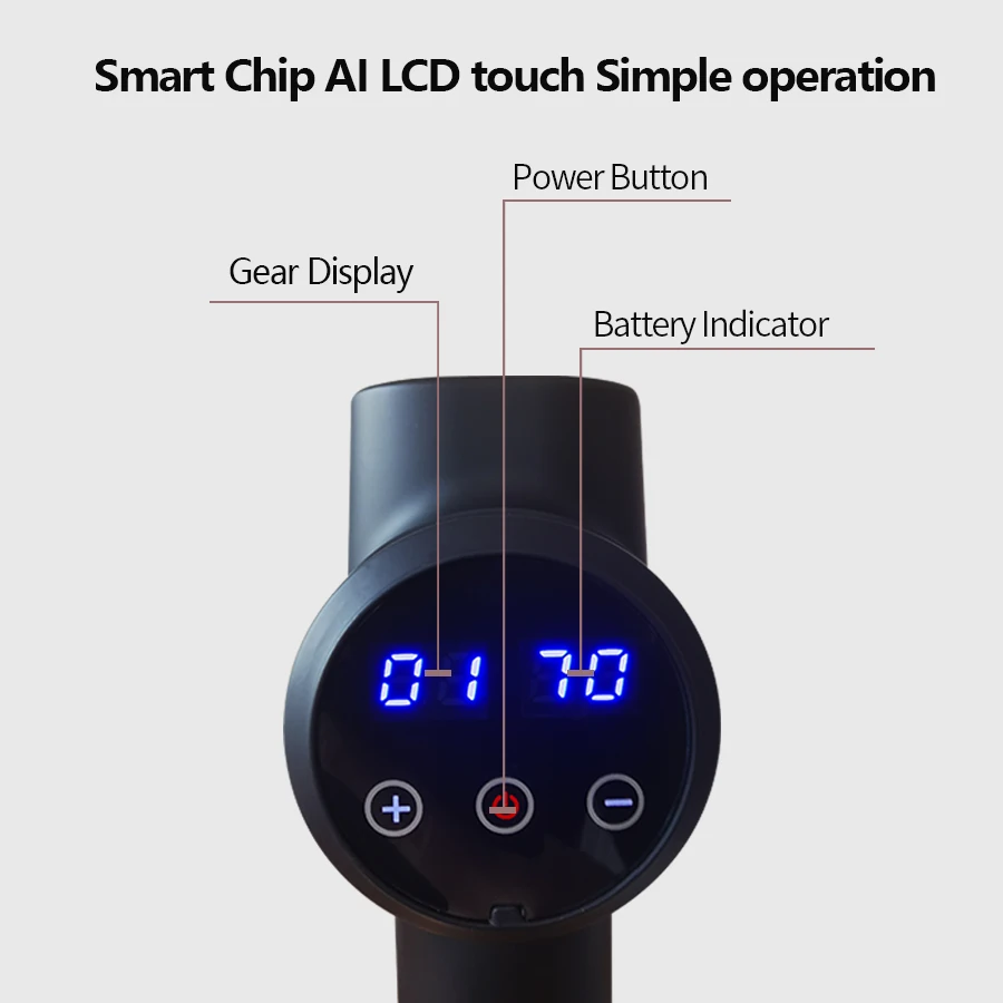 Electronic Muscle Stimulator New Generation Hot Sale Pistol Percussion Massage Gun