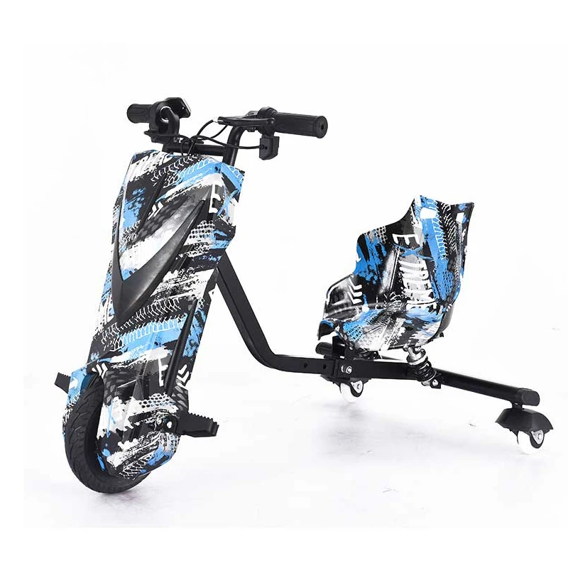 2023 wholesale 3 wheels electric mini trike motorcycle drift scooter drift kart trike For Kids And Adults scooter