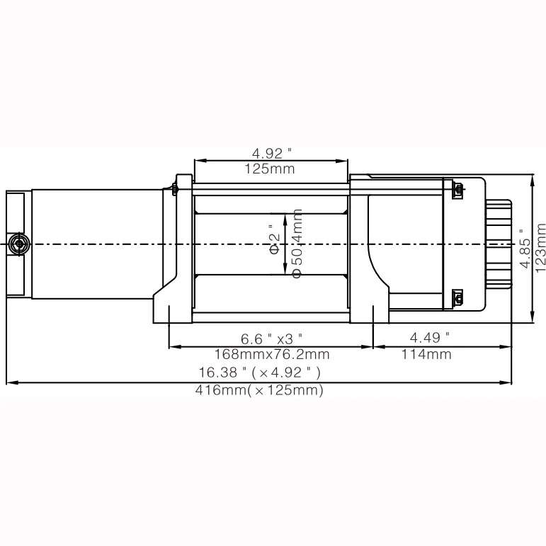Funrun Winch 12V 4500 lbs for ATV UTV CFMOTO POLARIS HISUN