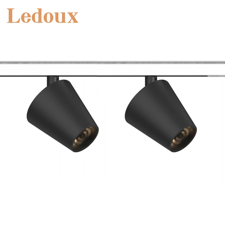 Ledoux Hot Selling Low Voltage Light 48V Series Magnetic Rail House Indoor 6W 10W Led Track Light