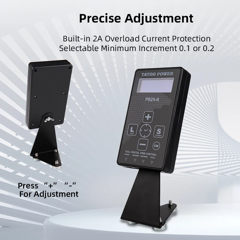 Professional Tattoo Power Supply Precise Control LCD Tattoo Machine Power Supply