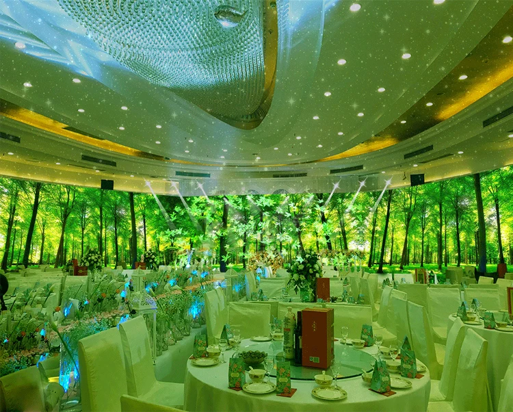 New Product 355W Visual Sublimation of Multiple Scenes Mega Screen AR Projector Outdoor