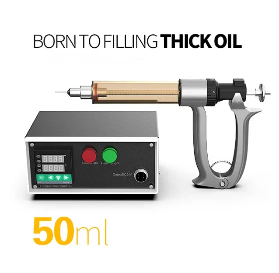 
2019 Handheld Portable Semi Automatic Filling Gun Cbd Oil Vaporizer Wax Vape Pen 510 Cartridge Filling Machine 