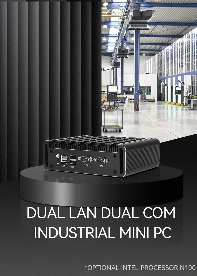 i7 Educational Desktop PC Industrial Mini PC with Fan RJ45 LAN for US AU CN Plugs Linux OS Mini OPS PC