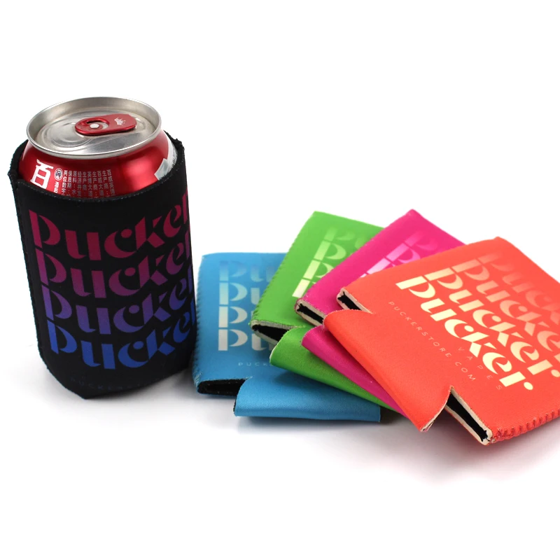 Custom large beer can cooler neoprene bottle insulated sleeve