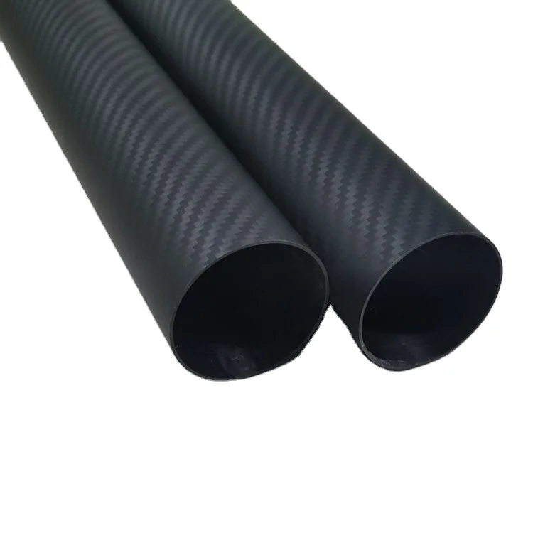 Carbon Fiber Manufacturing CFRP Tubing 3K Carbon Fiber Round Tube Pipes