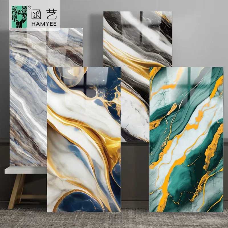 Pvc panel marble wallpaper sticker self adhesive 3d foam sheet wallpaper wall tile sticker
