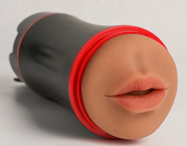 2 In 1 Pocket Pussy Male Masturbators With Lifelike Face Sex Doll with Realistic Textured Mouth Vagina and Tight Anus