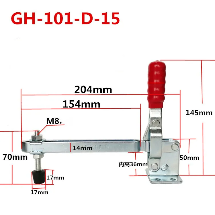 Sanwa Spring Loaded Wire  Clamp Heavy Duty Quick Release Custom Vertical Toggle Clamp Factory