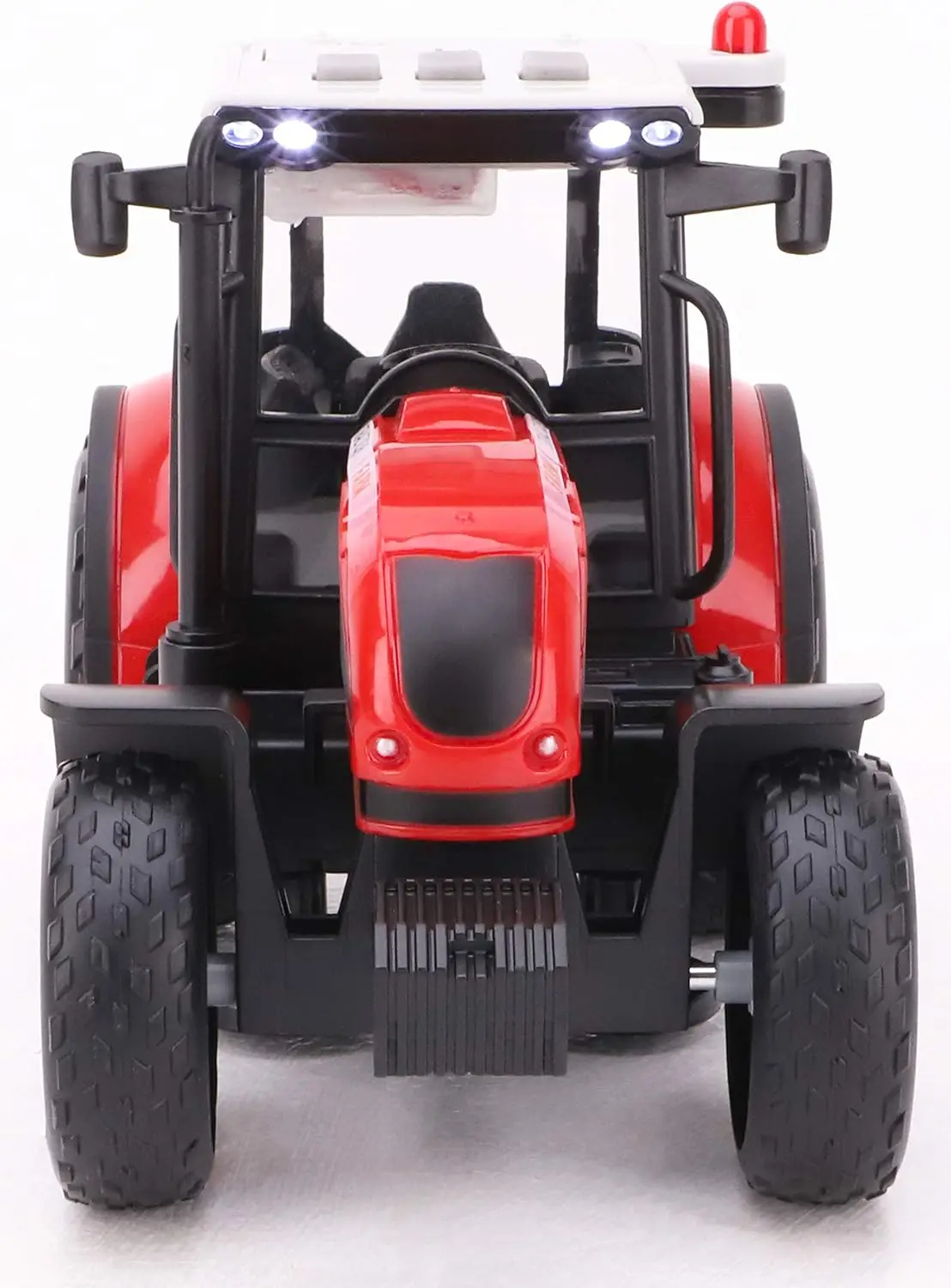 farm Tractor and Trailer 37cm Red with Lights and Sound  Farm Toys for Kids
