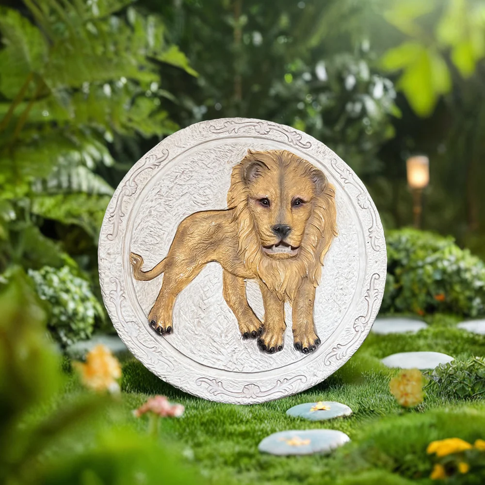 Handmade Resin Craft Stepping Stone for Garden Decoration