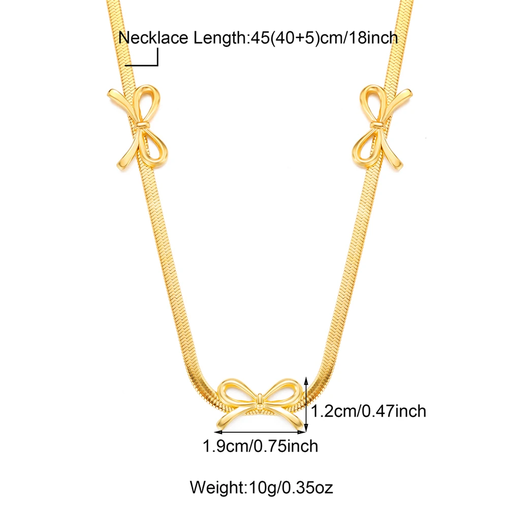 ladies new stylish stainless steel snake chain butterfly pendant necklaces jewelry