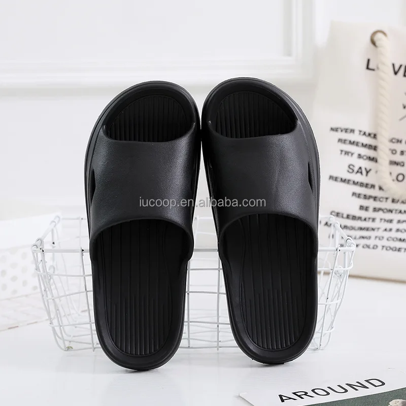 Unisex Soft rubber slides for household fashion Slippers Non-slip EVA Bathroom Slides Woman Sandals Summer Flip Flops