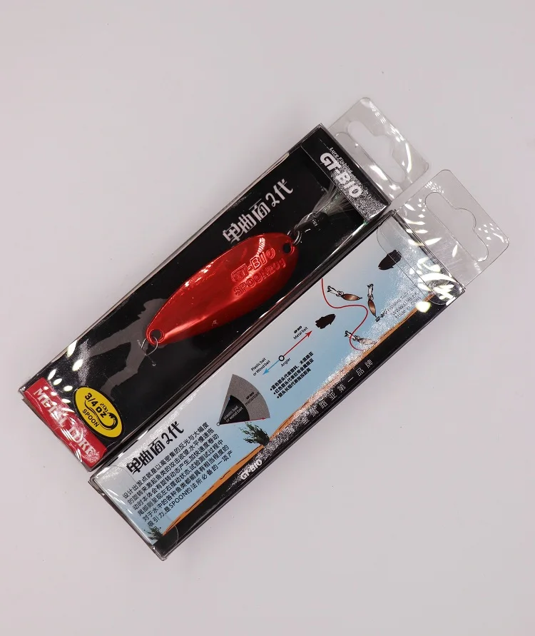 GT-BIO Fishing  glitter Jig Lures Super Hard Spoon Lead Fish Artificial Bait Fishing Lures