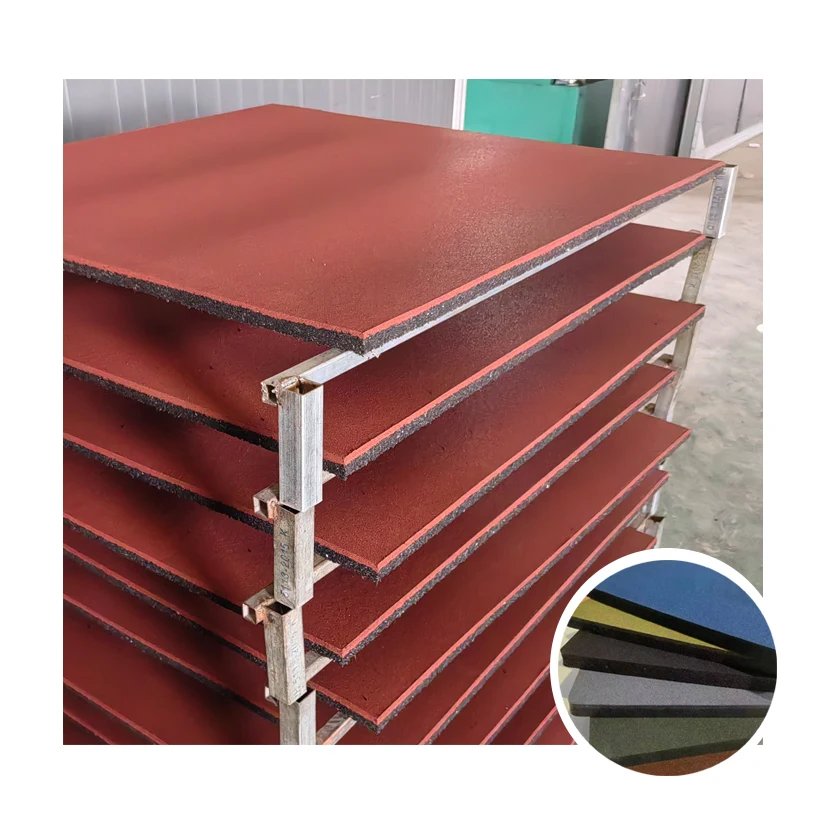 Sport Rubber Floor Tiles GYM Rubber Flooring Children Playground