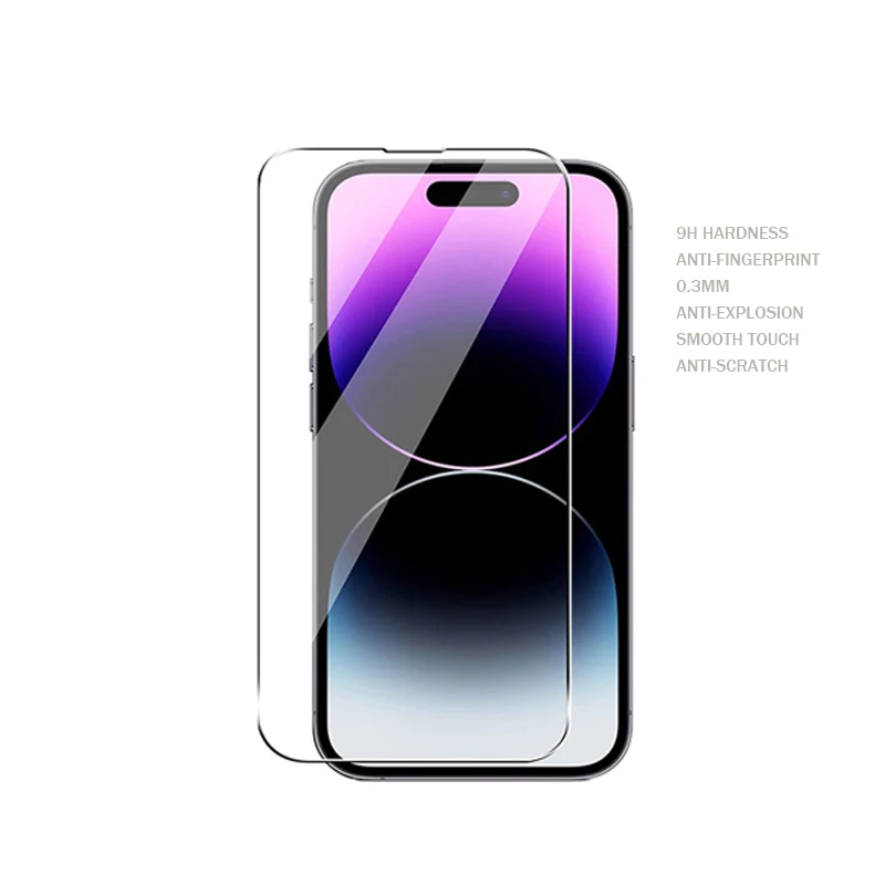 Оптовая Продажа с фабрики Nuglas 2.5D высокая прозрачность 9H Закаленное стекло протектор экрана для iPhone