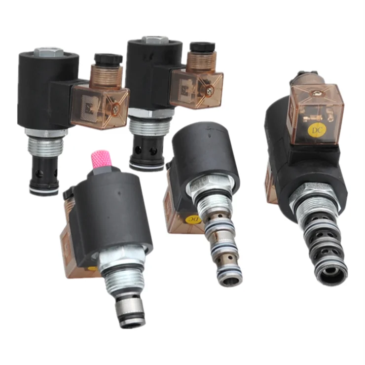 Hydraulic Cartridge Solenoid Valve Hydraulic Control Valve Electric