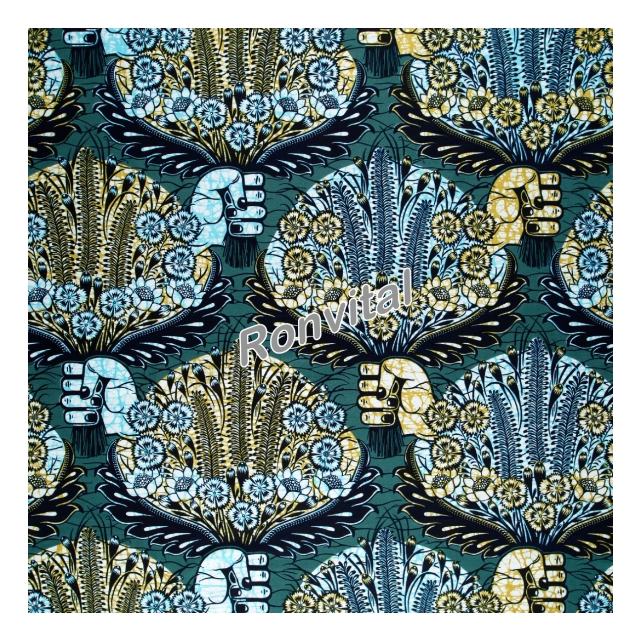 Factory price direct sale latest design african super wax printed fabric 6yards