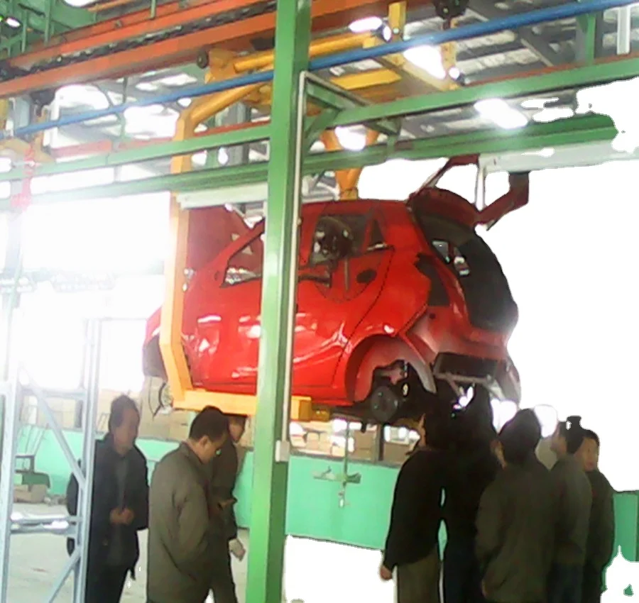 Automatic new energy car assembly line